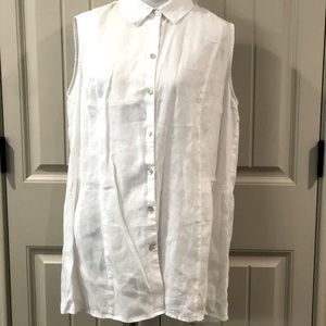 J.Jill 💯 Linen Button Down Size 1X